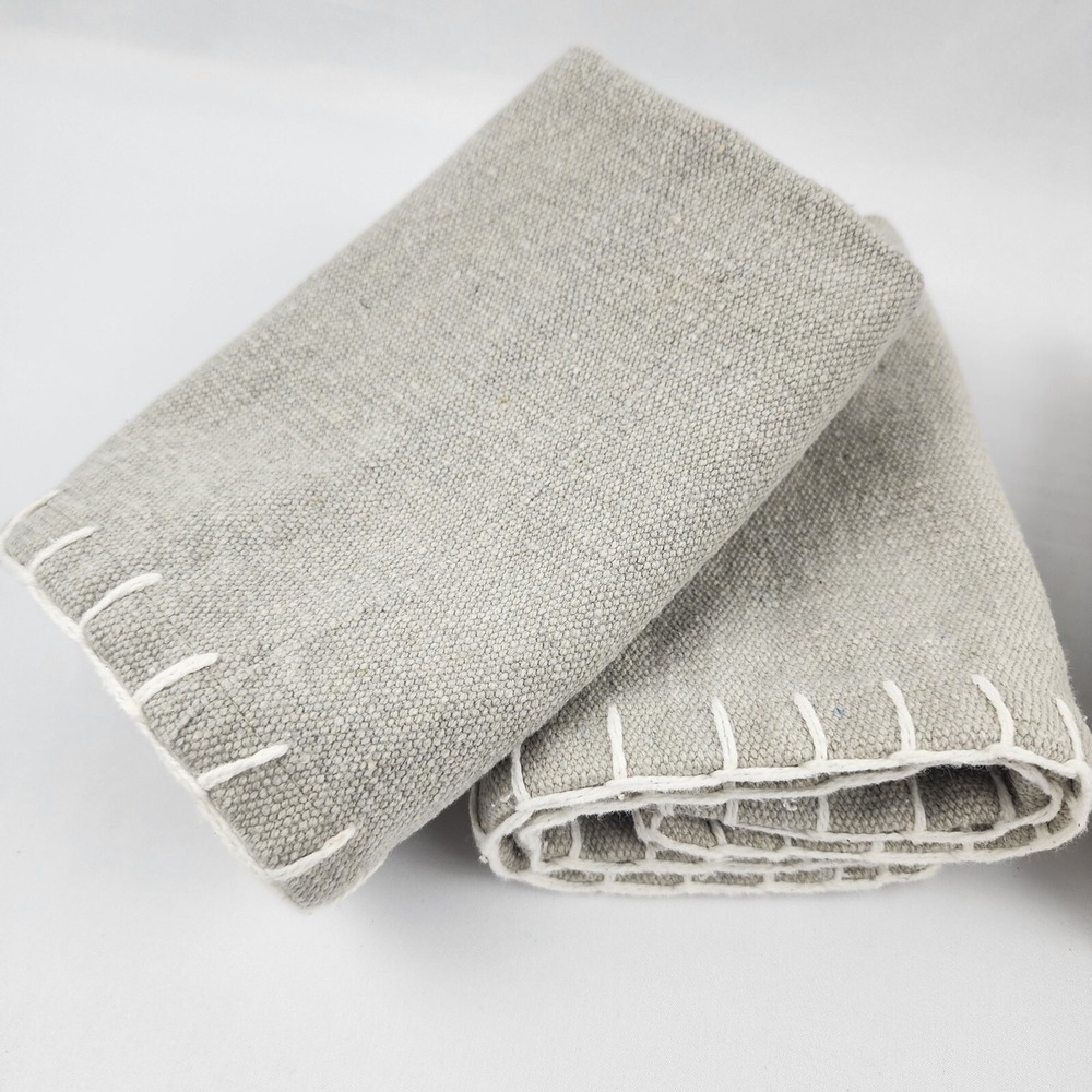 4 Fennco Styles Celena Collection Contemporary 100% Cotton Cloth Napkin India - Picture 2 of 8